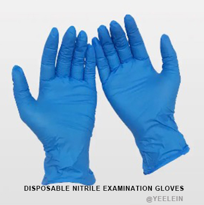DISPOSABLE NITRILE EXAMINATION GLOVE